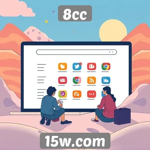 Facilidade de navegação para novos usuários no 8cc